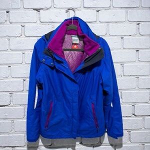Columbia Blue and Purple Ski Jacket